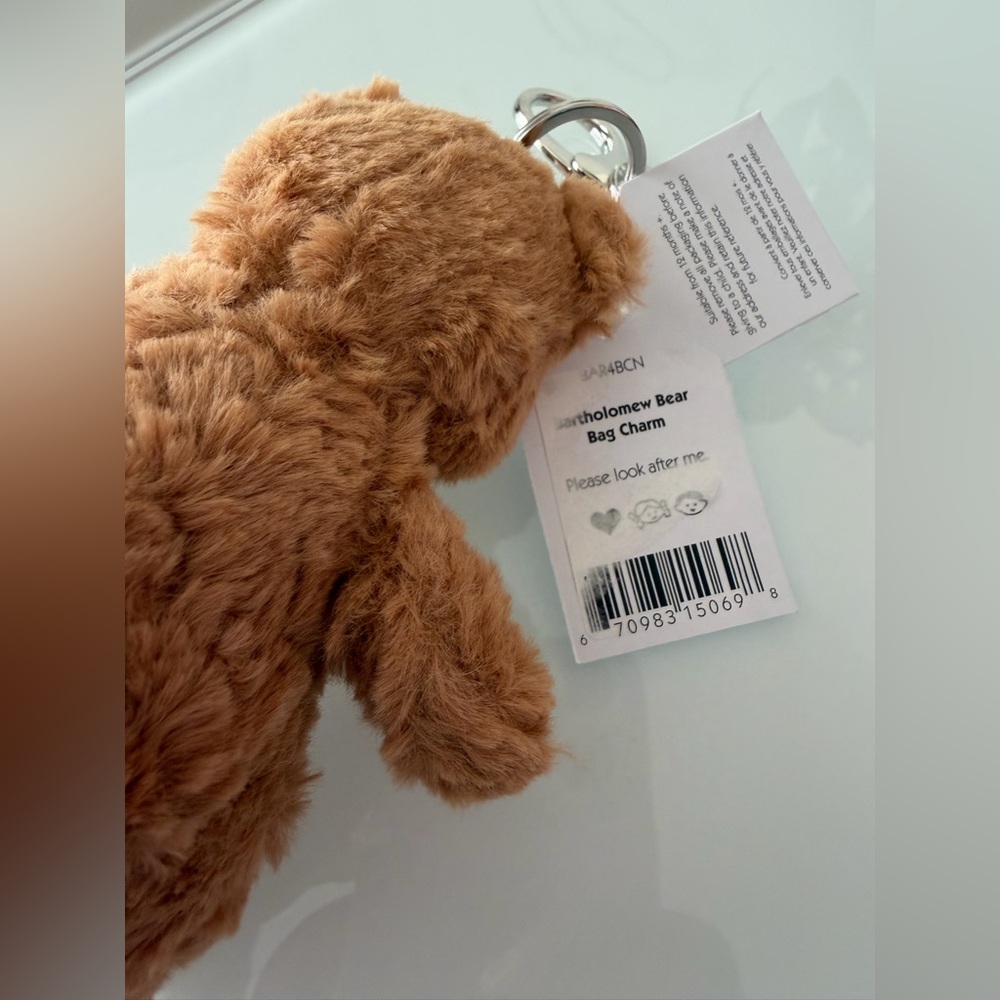 Jellycat Bartholomew Bear Keychain - Picture 4 of 4